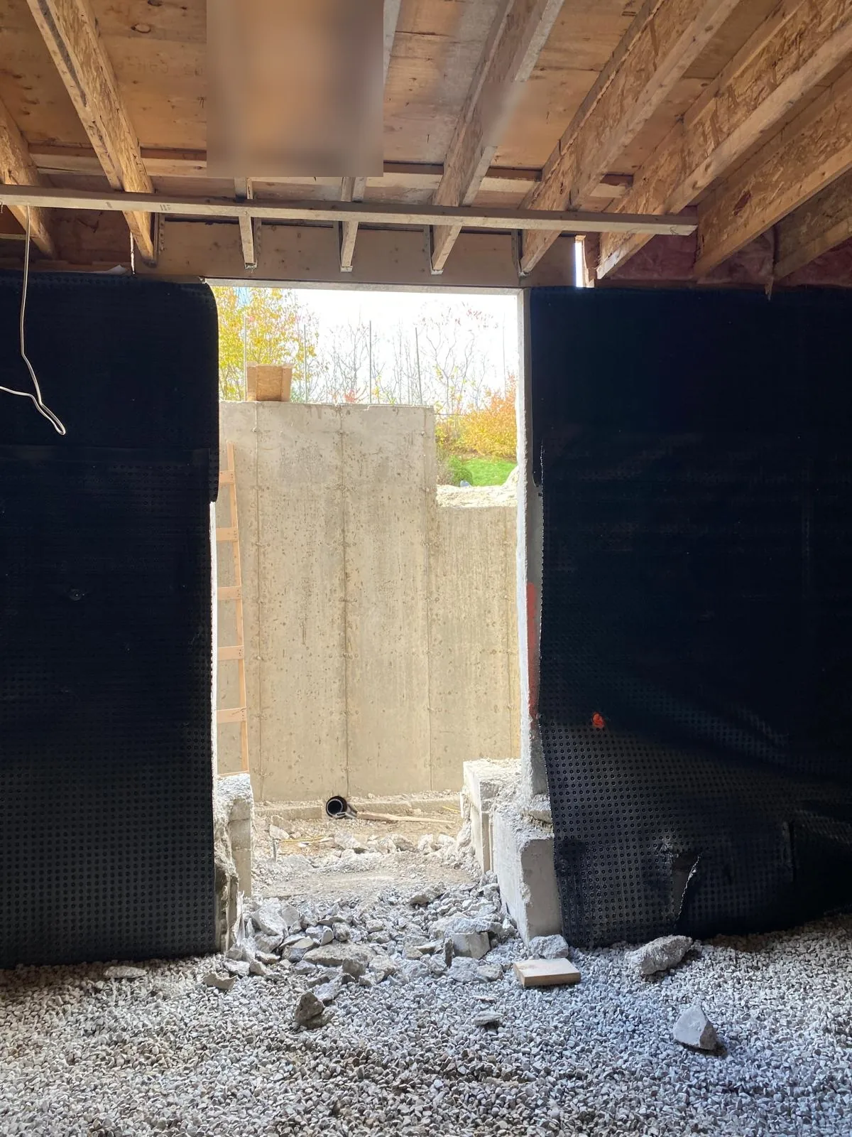 Interior concrete cutting