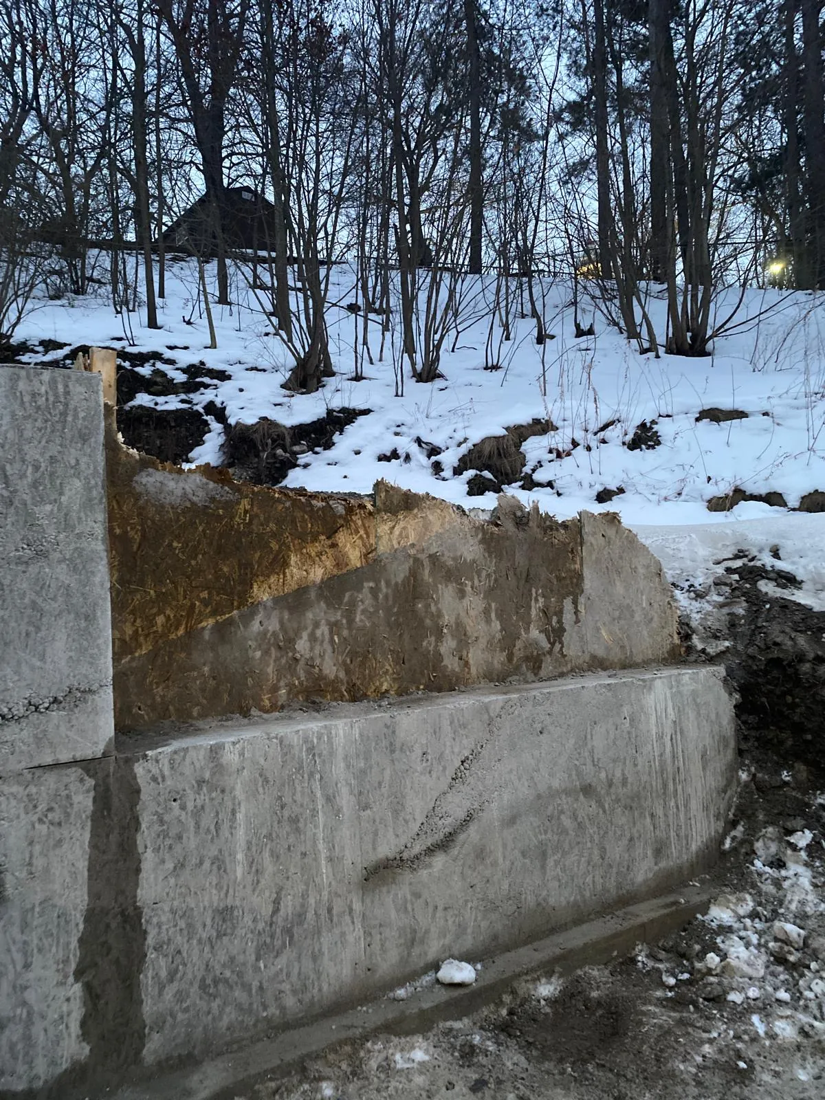 Cut concrete sections