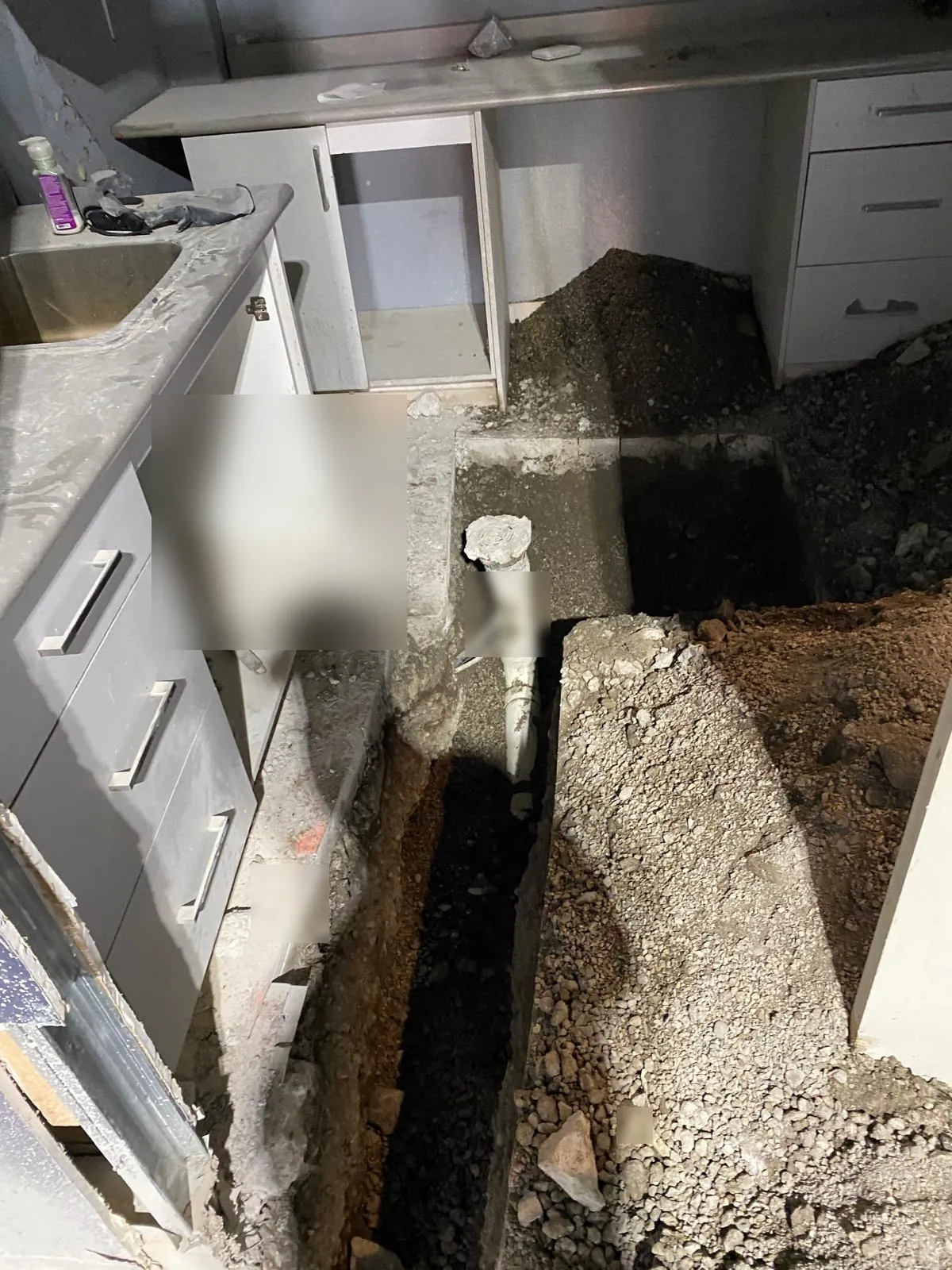 Basement demolition