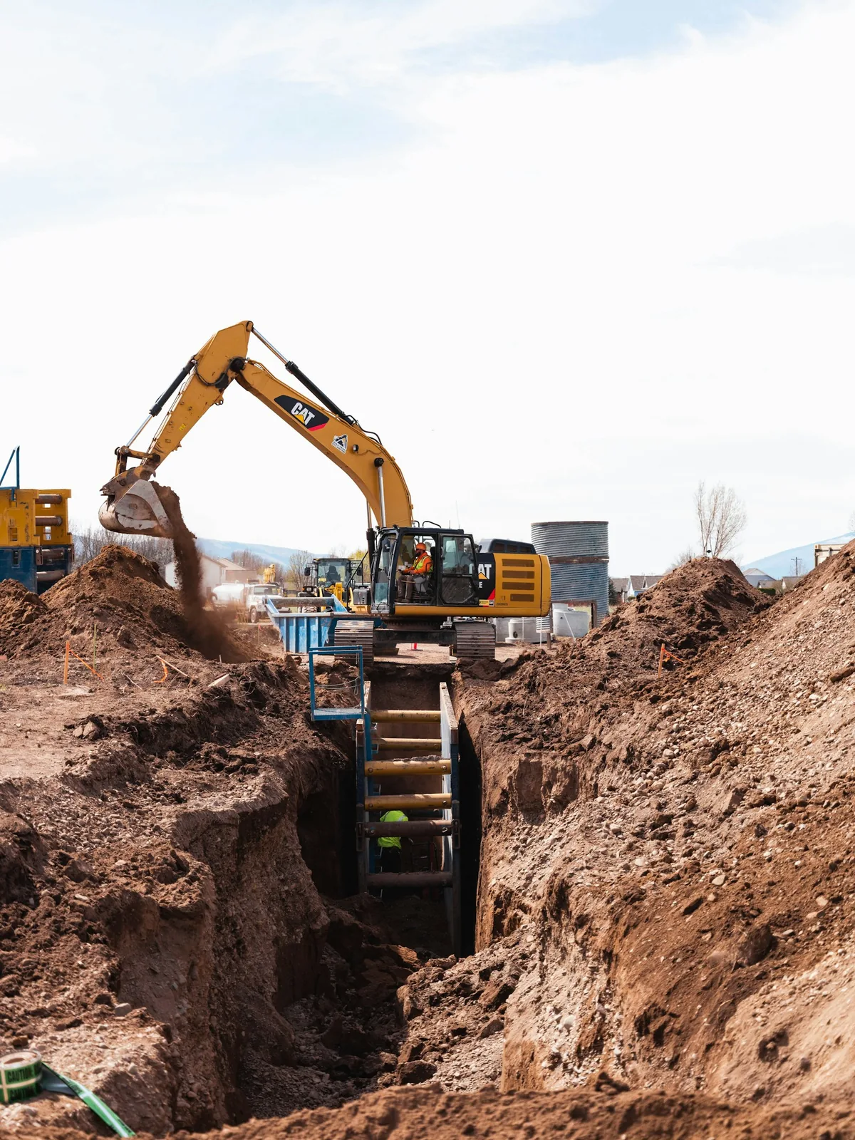 Trench excavation